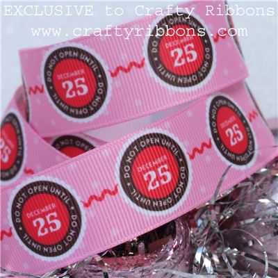 Christmas Bus Ribbon - Do Not Open